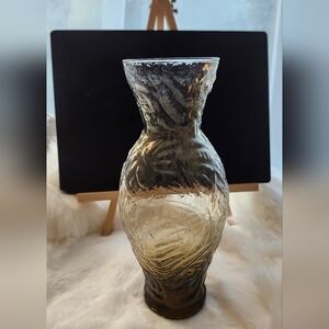 Textured Glass Vase
